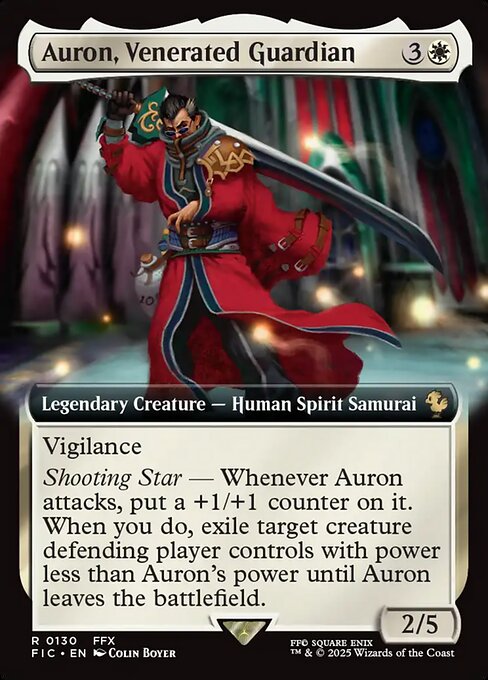 Auron, Venerated Guardian