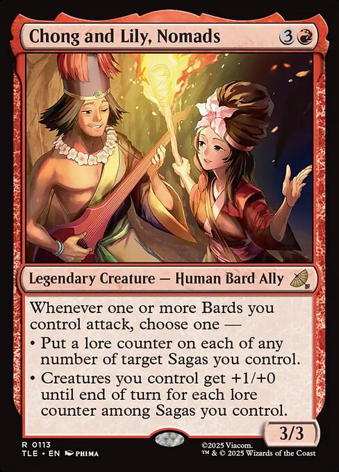 Chong and Lily, Nomads