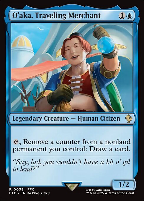 O'aka, Traveling Merchant