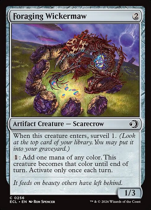 Foraging Wickermaw